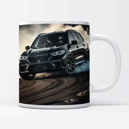 BMW X5M Drifting Black Track Smoke