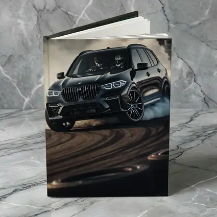 BMW X5M Drifting Black Track Smoke