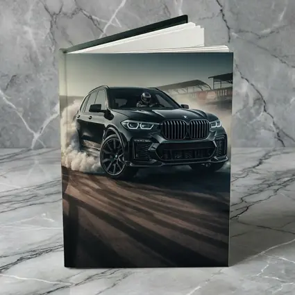 BMW X5 Black Burnout On Race Track