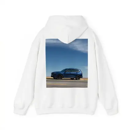 BMW X7 Blue SUV Open Road Sky
