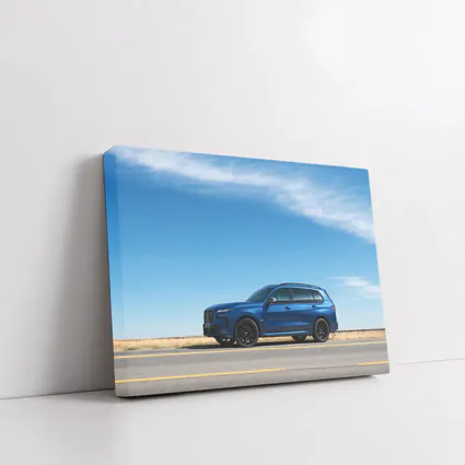 BMW X7 Blue SUV Open Road