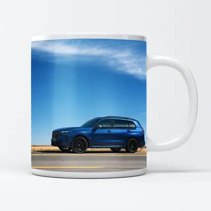 BMW X7 Blue SUV Open Road