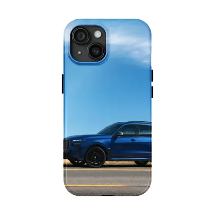 BMW X7 Blue SUV Open Road
