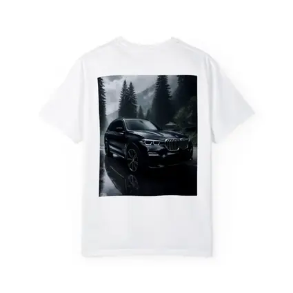 BMW X7 Rainy Forest Mountain Road