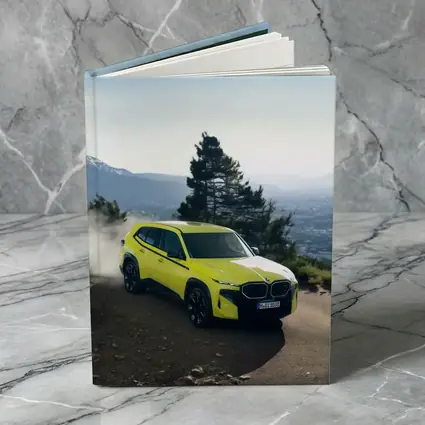 BMW XM Neon Yellow Mountain Road Drive
