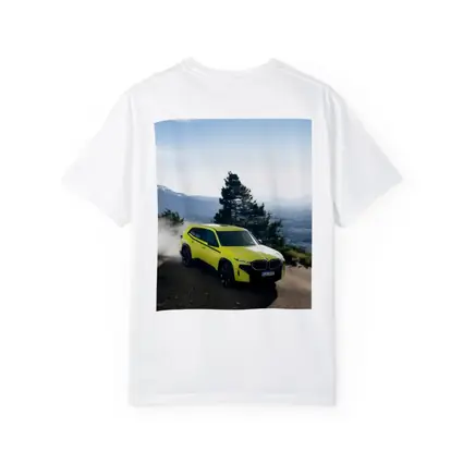 BMW XM Neon Yellow Mountain Road Drive