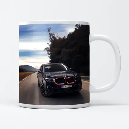 BMW XM Label Red on Open Road