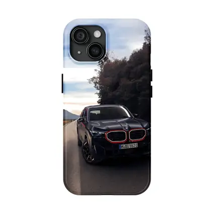 BMW XM Label Red on Open Road
