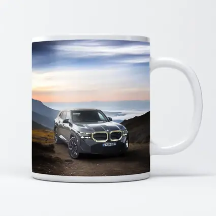 BMW XM Dark Gray Mountain Road View