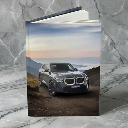 BMW XM Dark Gray Mountain Road View
