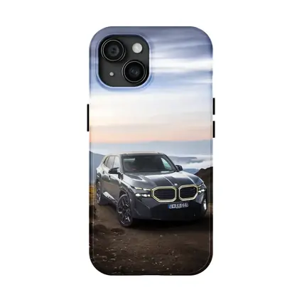 BMW XM Dark Gray Mountain Road View
