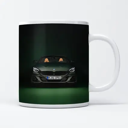 BMW Z4 Green Studio Dark Background