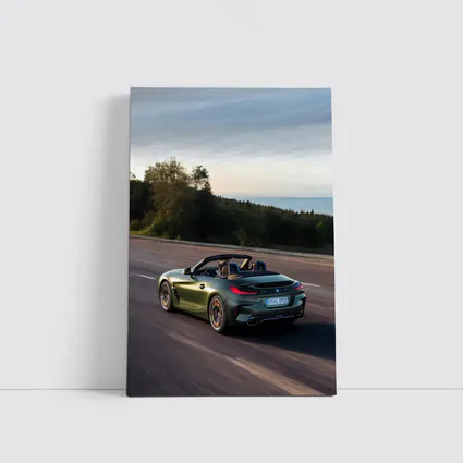 BMW Z4 M40i Green Convertible Coastal Road