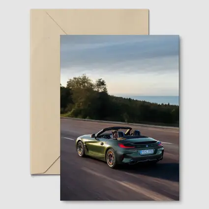 BMW Z4 M40i Green Convertible Coastal Road