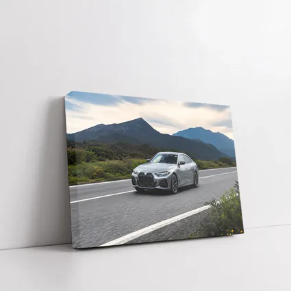 BMW 4 Series Gray Coupe Mountain Road