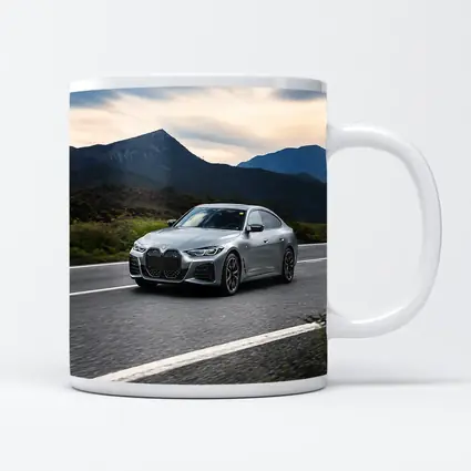 BMW 4 Series Gray Coupe Mountain Road