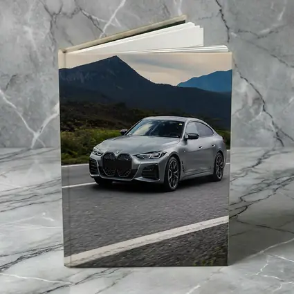 BMW 4 Series Gray Coupe Mountain Road