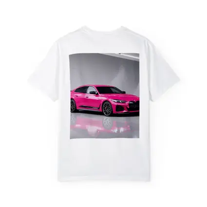 BMW i4 M50 Pink Studio Shot