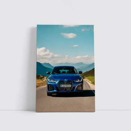 BMW i4 M50 Blue Mountain Road Drive