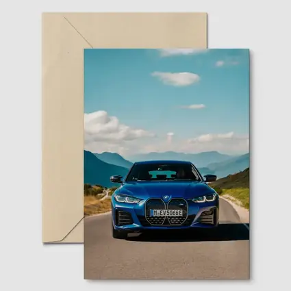 BMW i4 M50 Blue Mountain Road Drive