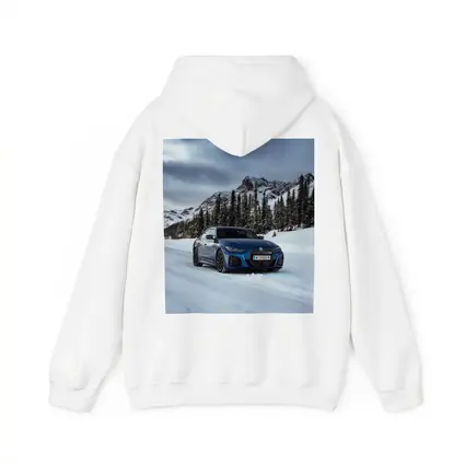 BMW i4 M50 Blue Snow Mountain Road