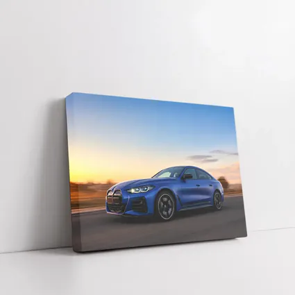 BMW i4 Gran Coupe Blue Sunset Drive