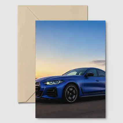 BMW i4 Gran Coupe Blue Sunset Drive