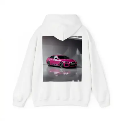 Pink BMW i4 M50 Studio Showroom