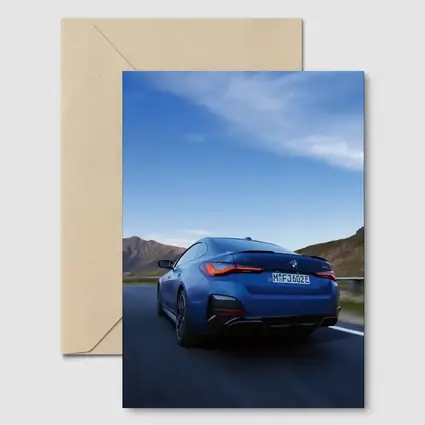 BMW i4 M50 Blue Mountain Road Drive