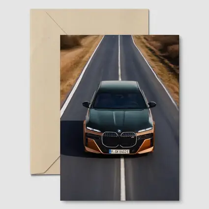 BMW i7 M70 Speeding Down Open Road