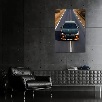 BMW i7 M70 Speeding Down Open Road
