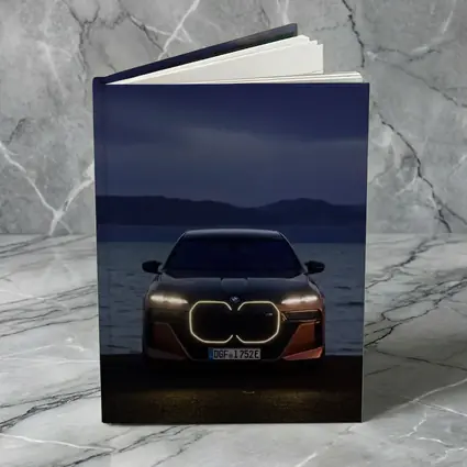 BMW i7 M70 Front View Dusk Lakeside