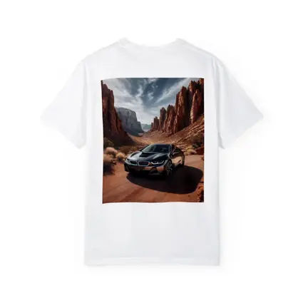 BMW i8 Parked in Red Rock Canyon