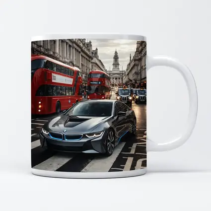 BMW i8 Driving Through London Streets