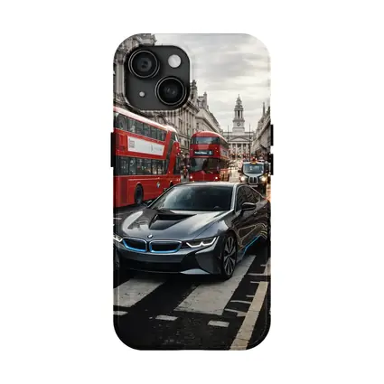 BMW i8 Driving Through London Streets