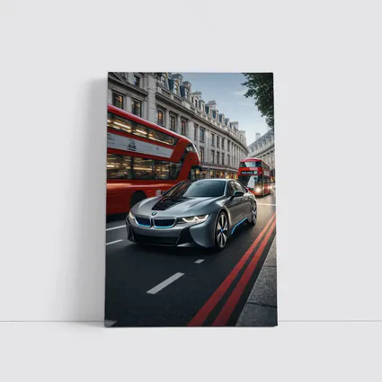 BMW i8 Driving London City Streets