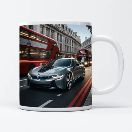 BMW i8 Driving London City Streets