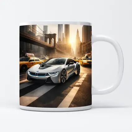 BMW i8 New York City Brooklyn Bridge