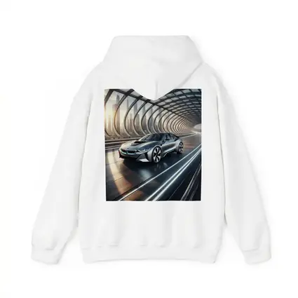 BMW i8 Driving Through Futuristic Glass Tunnel