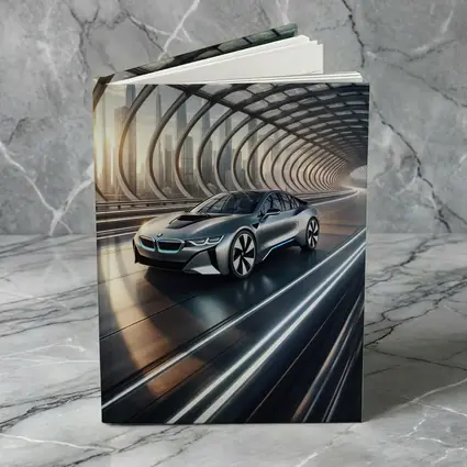 BMW i8 Driving Through Futuristic Glass Tunnel