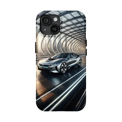 BMW i8 Driving Through Futuristic Glass Tunnel