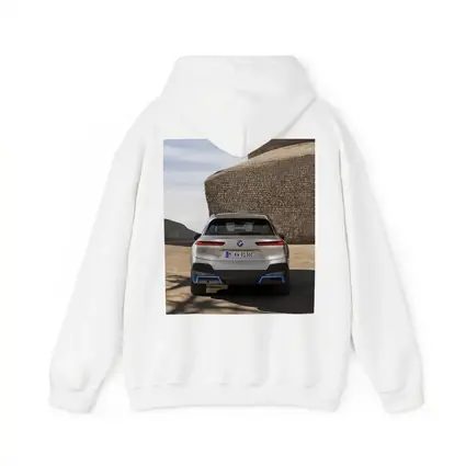 BMW iX Electric SUV Rear Stone Wall