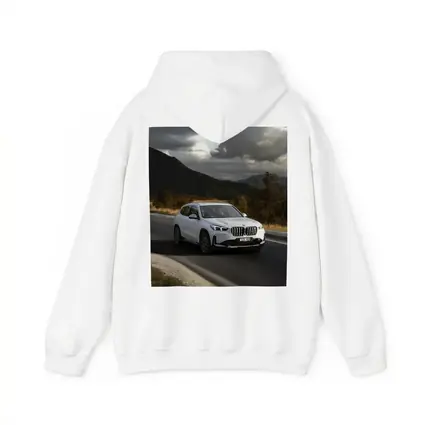 BMW X1 White SUV Mountain Road Drive