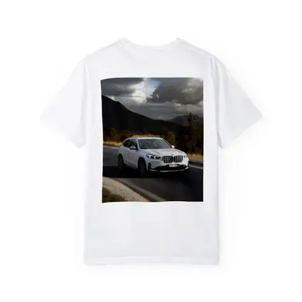 BMW X1 White SUV Mountain Road Drive