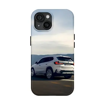 BMW iX1 SUV Driving Mountain Road