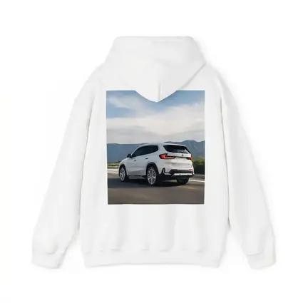 BMW X1 White SUV Mountain Highway Drive