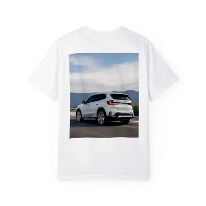 BMW X1 White SUV Mountain Highway Drive