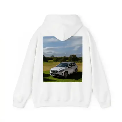 BMW X1 White SUV Green Countryside
