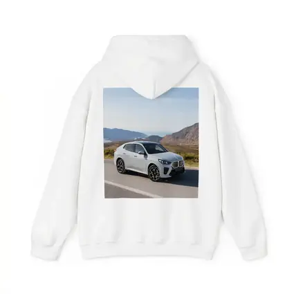 BMW iX2 White SUV Mountain Road