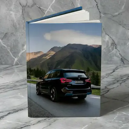 BMW iX3 Black SUV Mountain Road Drive